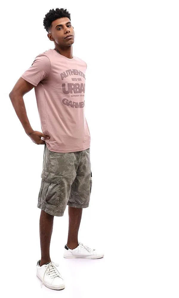 95544 "Authentic Urban Garments" Slip On T-Shirt - Dark Nude