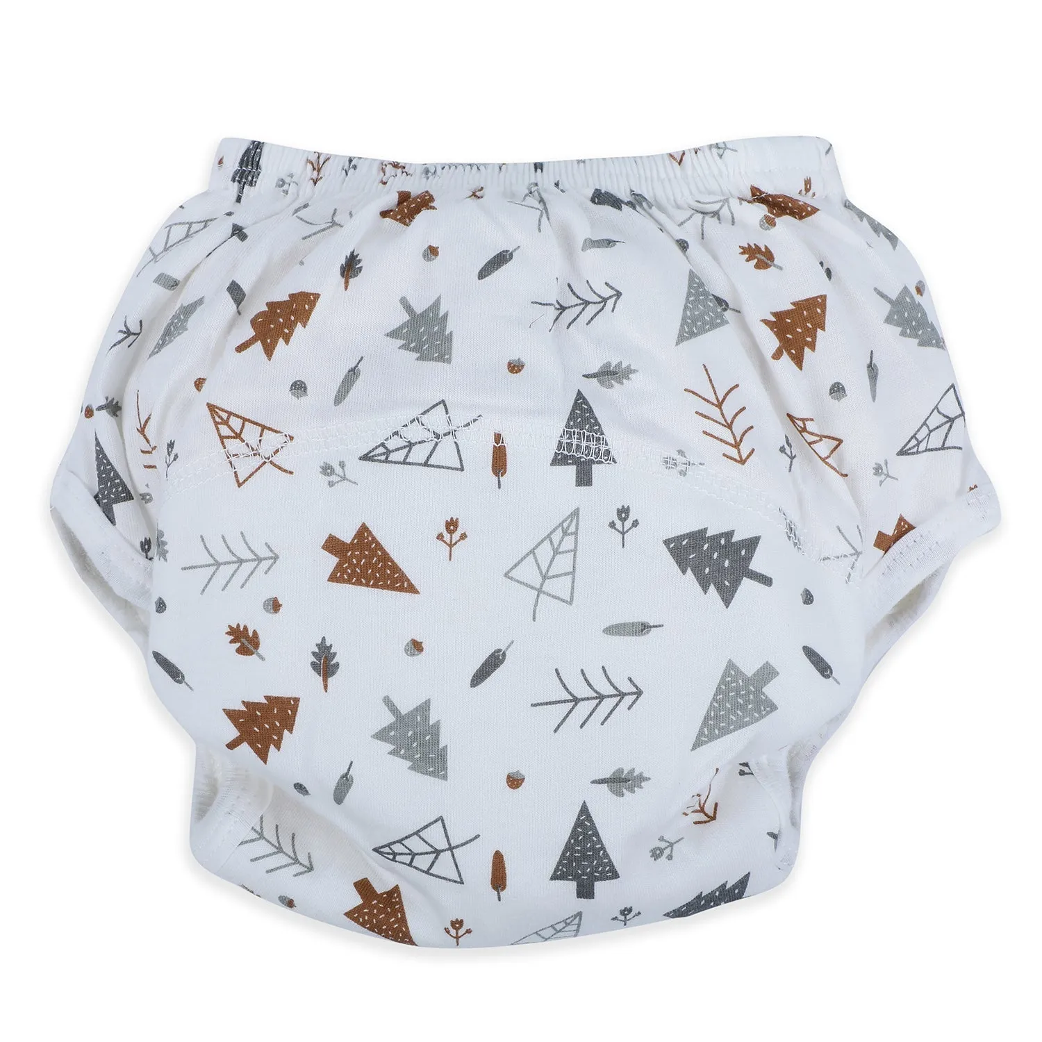 Baby Moo Forest Trees Reusable Cloth Training Diaper Panty - Multicolour