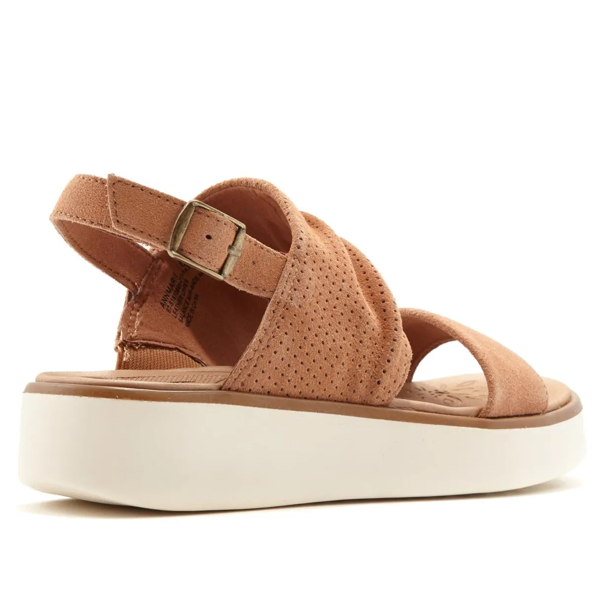 Baretraps Annmarie Suede Wedge Slingback Sandal w/Rebound Technology