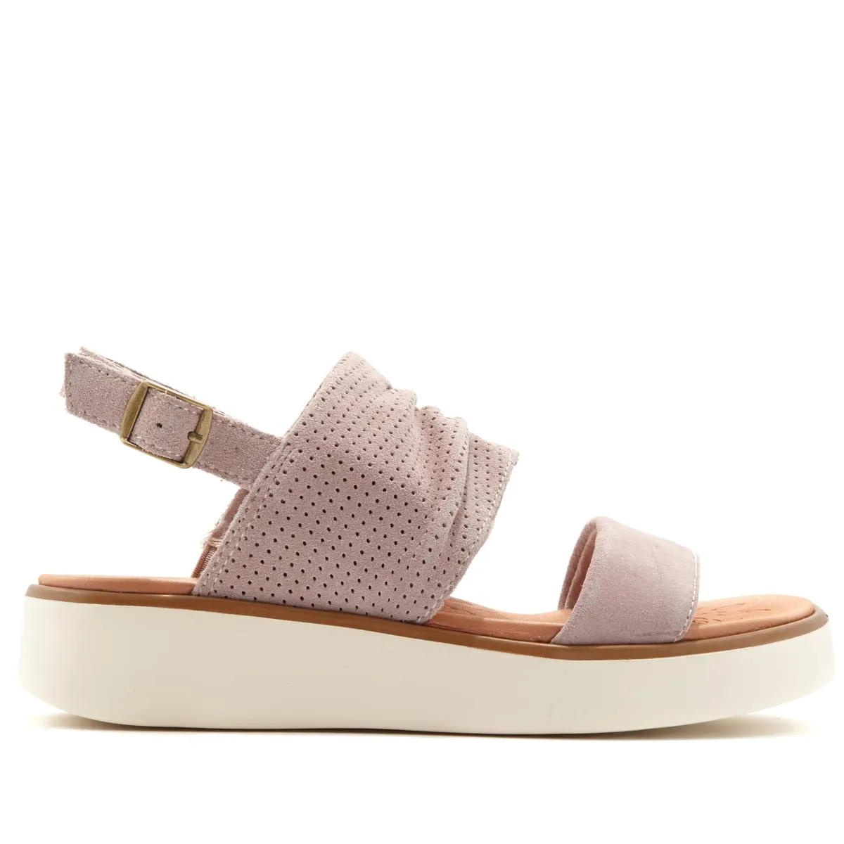 Baretraps Annmarie Suede Wedge Slingback Sandal w/Rebound Technology