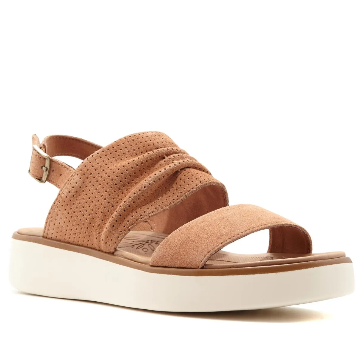 Baretraps Annmarie Suede Wedge Slingback Sandal w/Rebound Technology