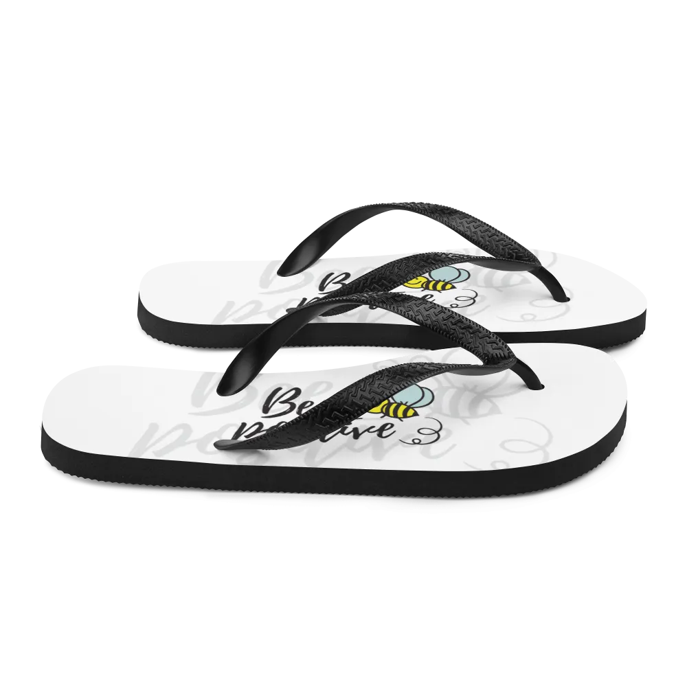 Bee Positive Flip-Flops