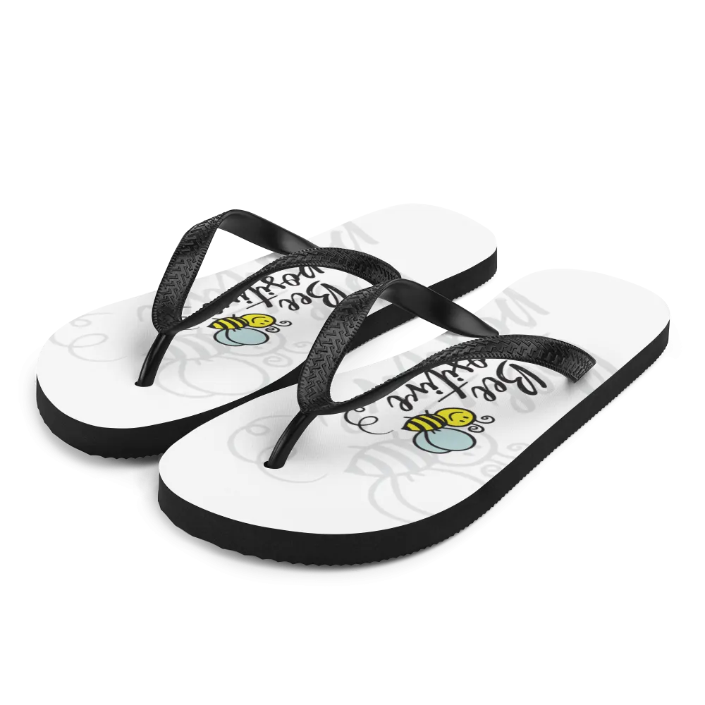Bee Positive Flip-Flops