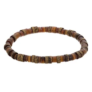 Brass and Shell Bracelet I Jan Leslie