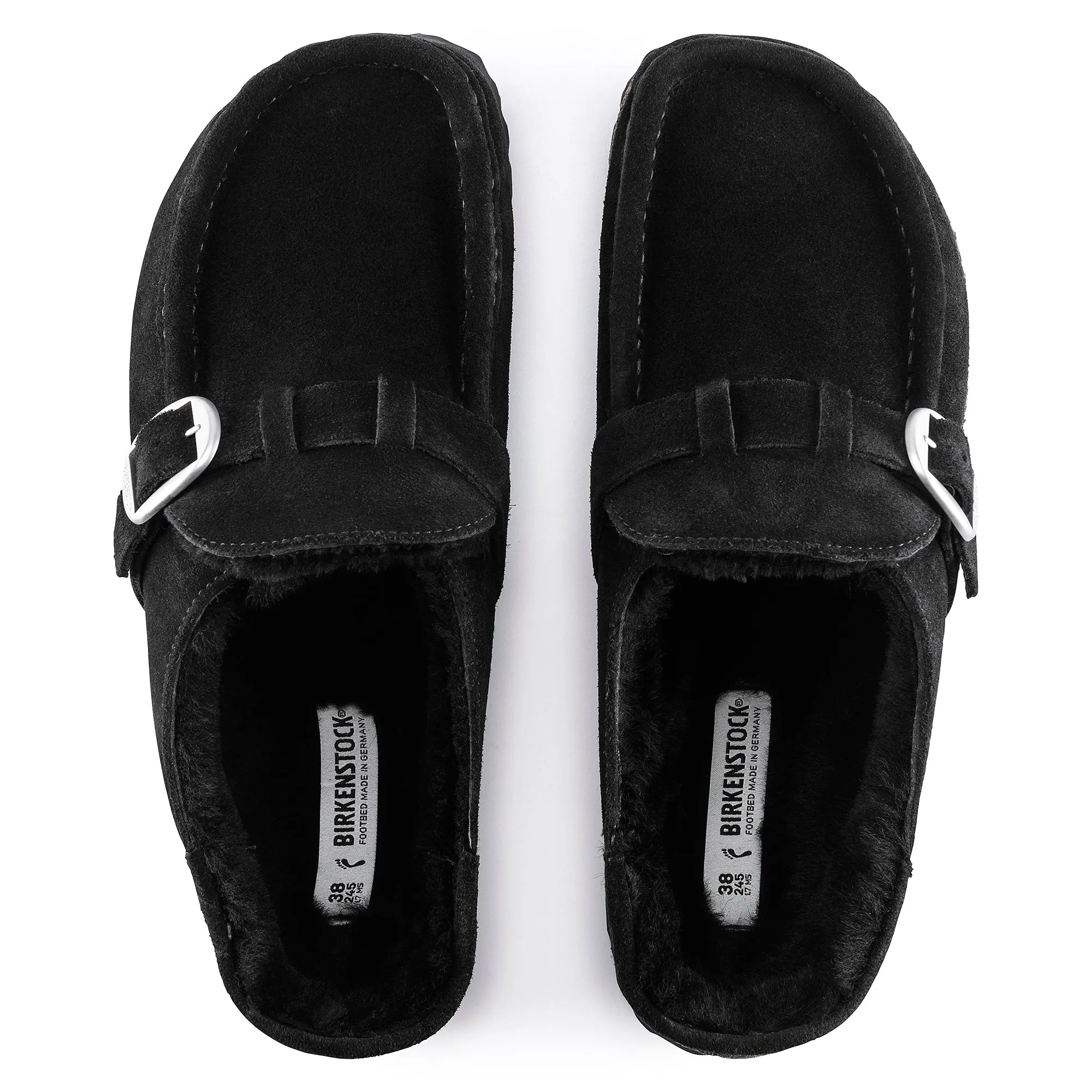Buckley Shearling | Suede | Black