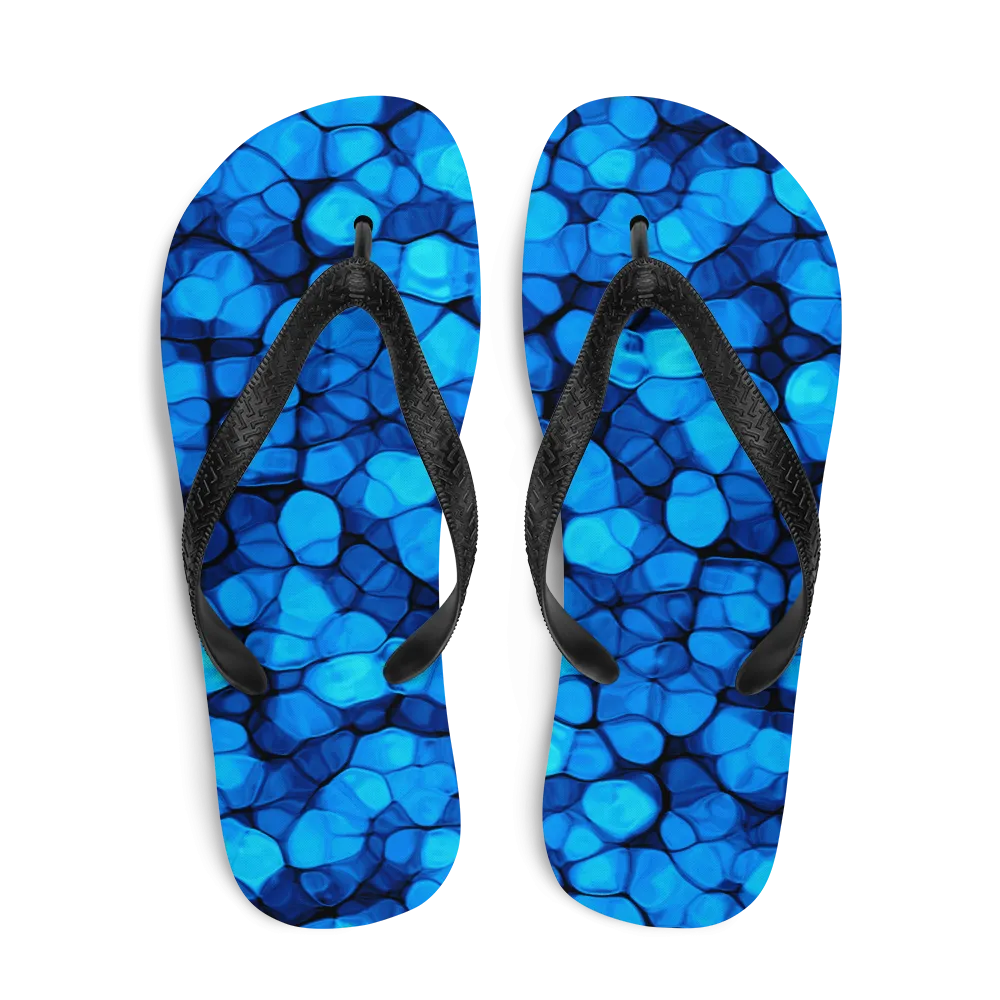 Crystalize Blue Flip-Flops