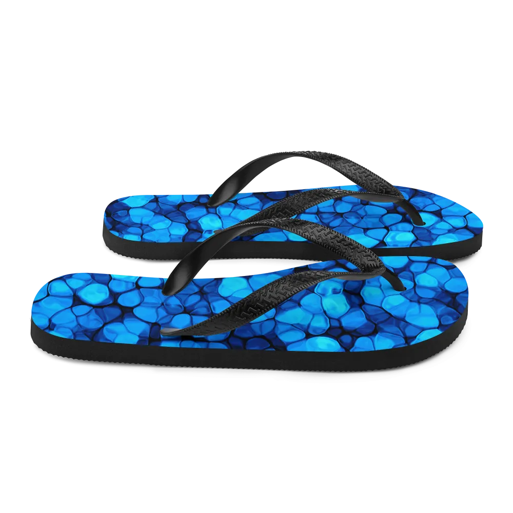 Crystalize Blue Flip-Flops