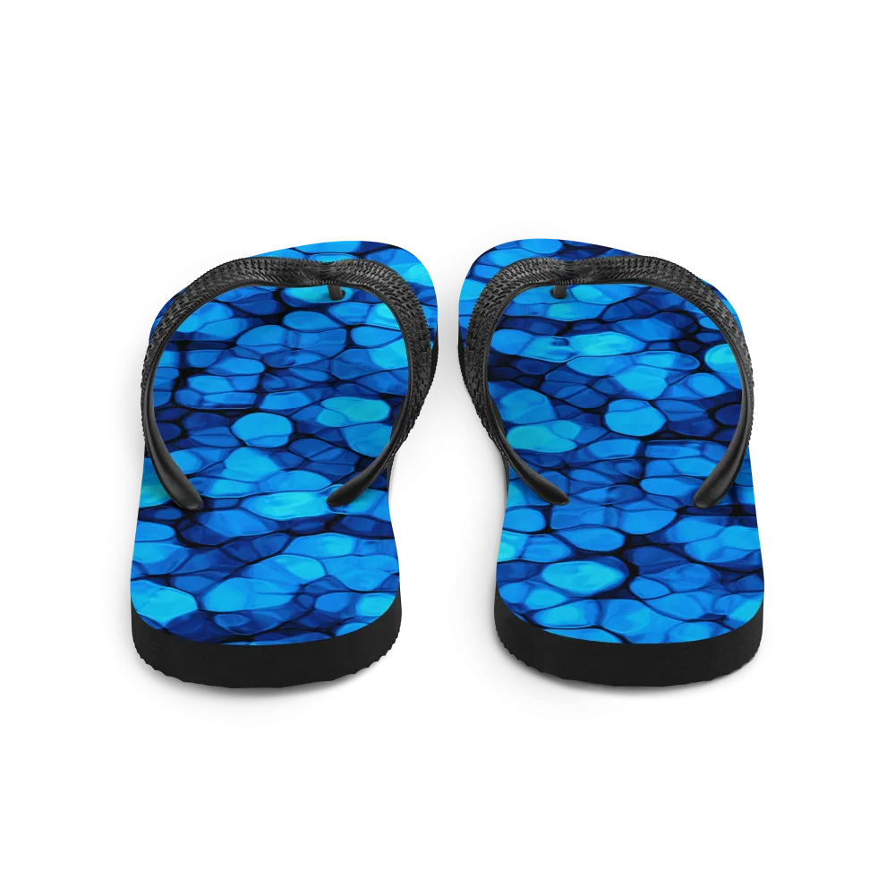 Crystalize Blue Flip-Flops