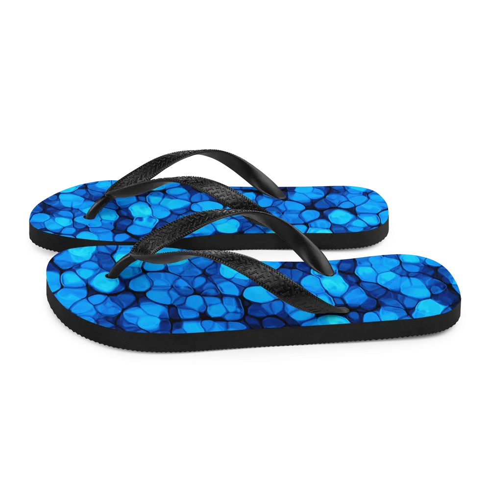 Crystalize Blue Flip-Flops