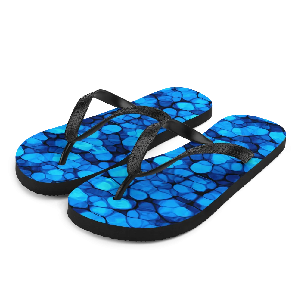 Crystalize Blue Flip-Flops