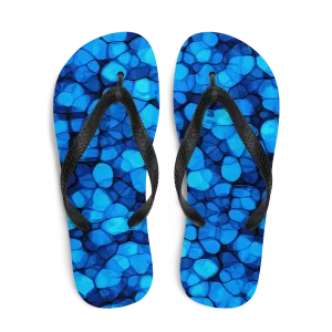 Crystalize Blue Flip-Flops