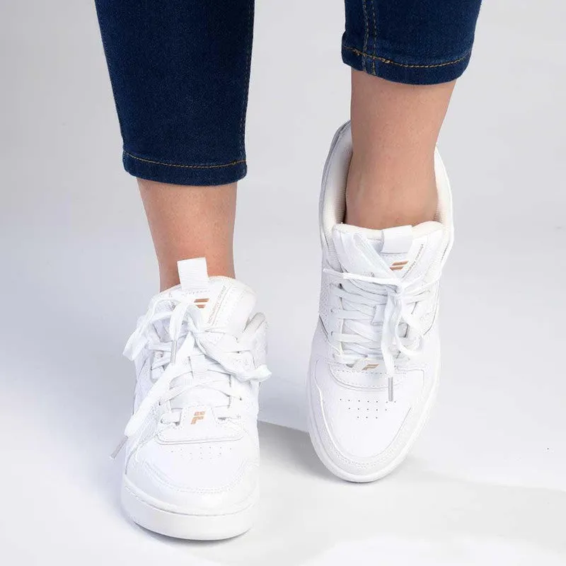 FILA Corda Sneaker - White/Rose Gold/ Gardenia