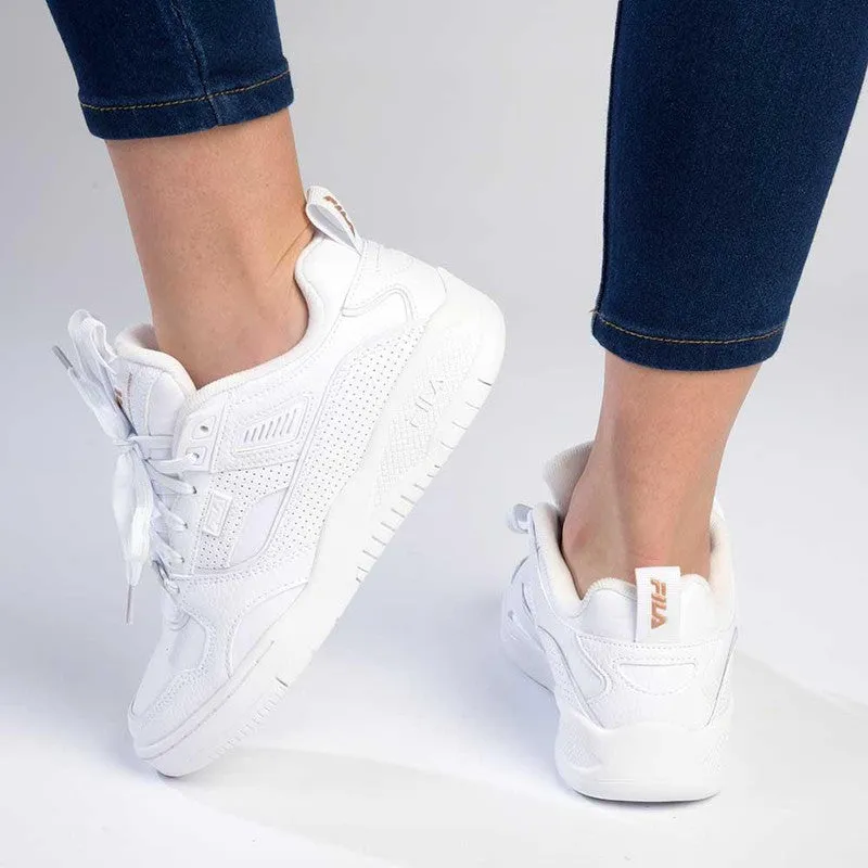 FILA Corda Sneaker - White/Rose Gold/ Gardenia