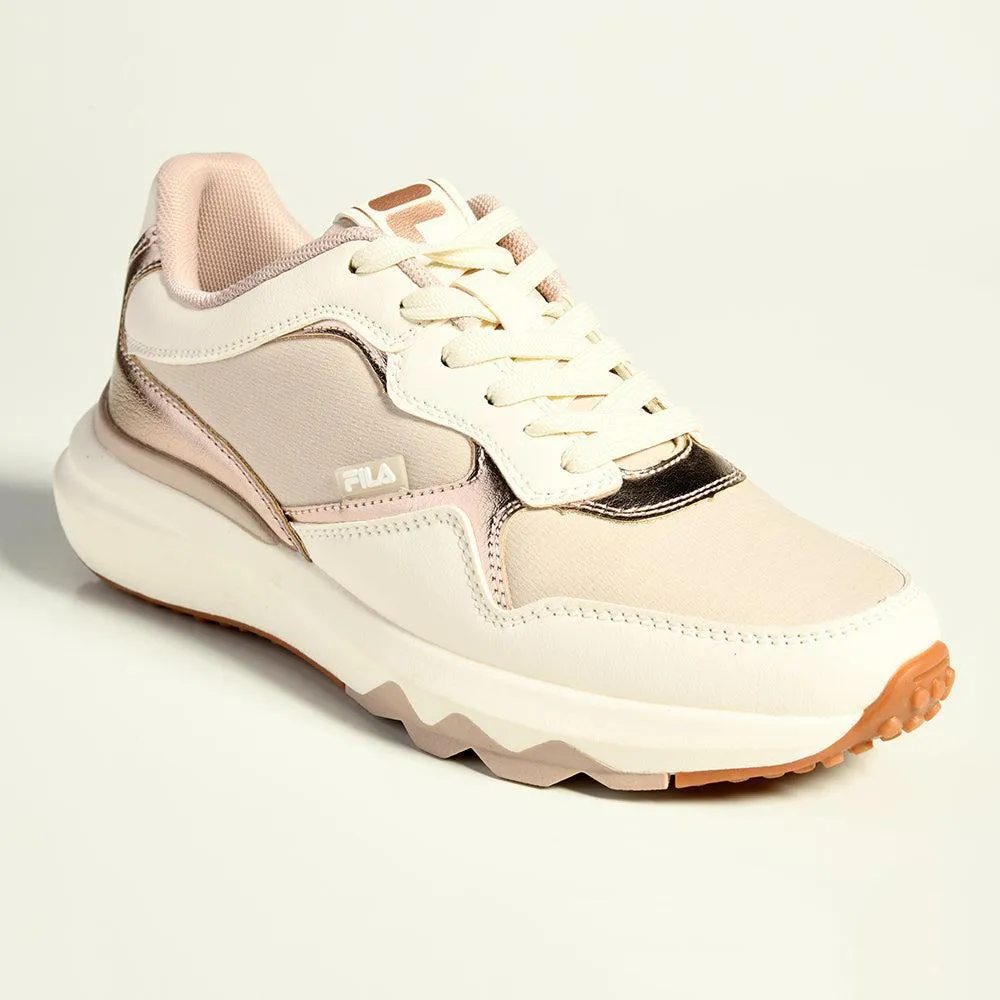 FILA Dulce Sneaker - Gardenia / Rose Gold