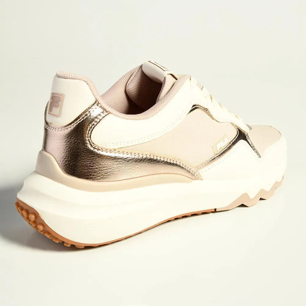 FILA Dulce Sneaker - Gardenia / Rose Gold