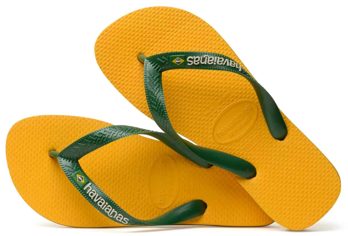 Havaianas Brasil Logo In Yellow