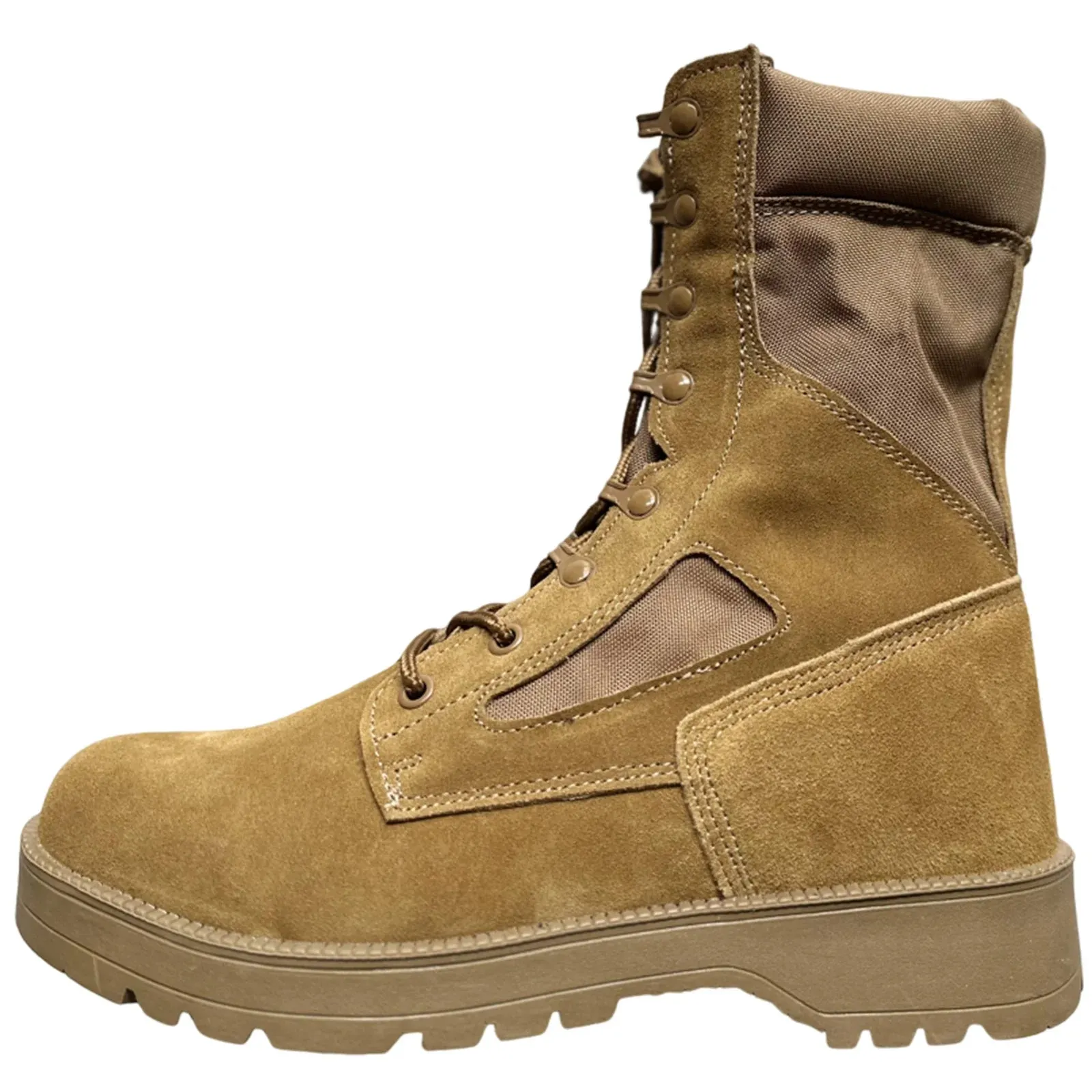 Leather Man Tactical Combat Boots Men Outdoor Hiking Desert Boots Breathable Male Ankle Boots