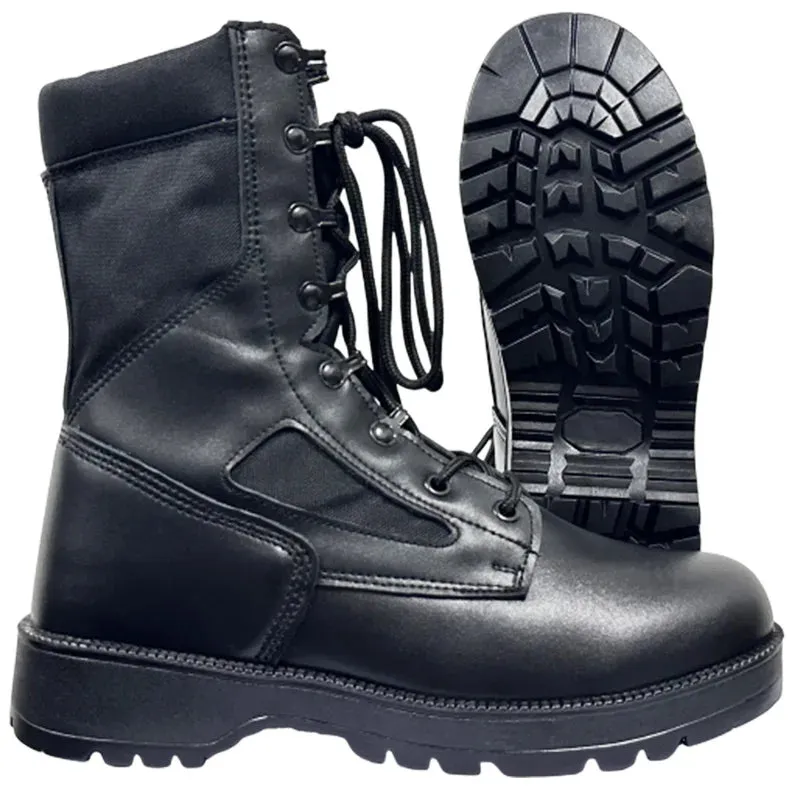 Leather Man Tactical Combat Boots Men Outdoor Hiking Desert Boots Breathable Male Ankle Boots