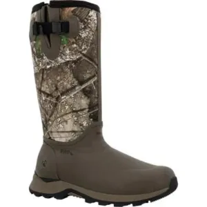 Rocky Trophy Series 1000G Insulated Men's Soft Toe Rubber Boots Rks0659 In Mossy Oak