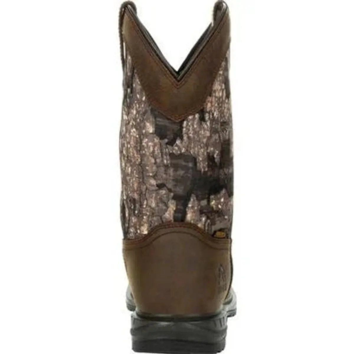 Rocky Worksmart Men's 400G Insulated Waterproof Western Work Boots Rkw0326 In Brown