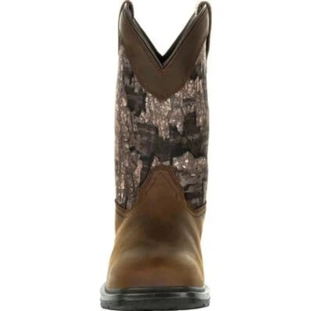 Rocky Worksmart Men's 400G Insulated Waterproof Western Work Boots Rkw0326 In Brown