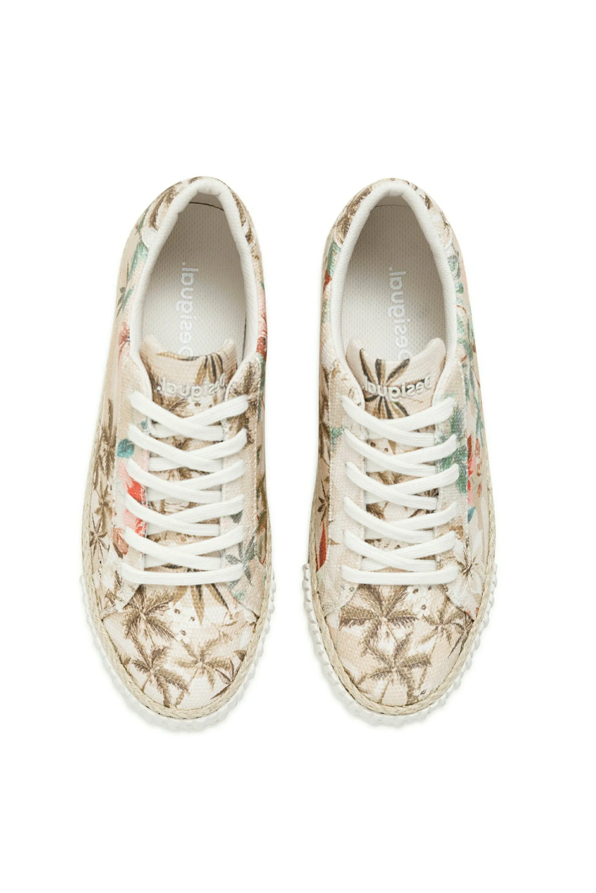 Street Camoflowers Chunky Sole Sneakers SS21 Desigual Style 21SSKA19