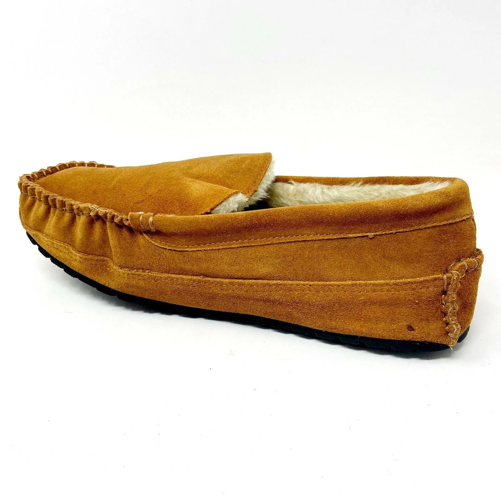 Tamarac Venetian Tan Cowhide Moccasin Mens Slip On Comfort Slippers