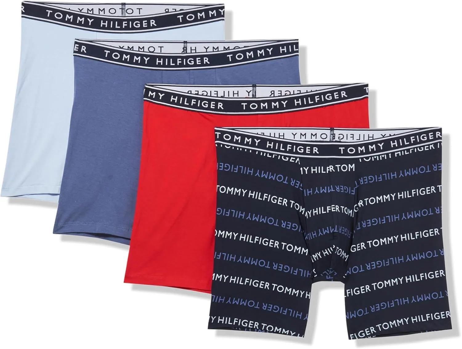 Tommy Hilfiger Men's Cotton Stretch 4-Pack Boxer Brief