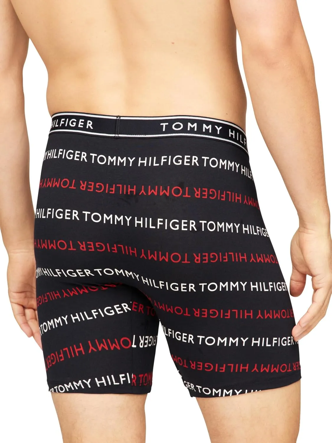 Tommy Hilfiger Men's Cotton Stretch 4-Pack Boxer Brief
