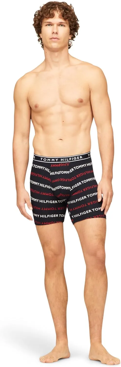 Tommy Hilfiger Men's Cotton Stretch 4-Pack Boxer Brief