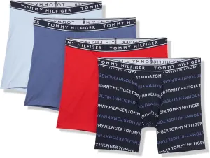 Tommy Hilfiger Men's Cotton Stretch 4-Pack Boxer Brief