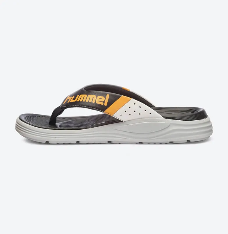 Turq Comfort Men Black/Orange Flip-Flops