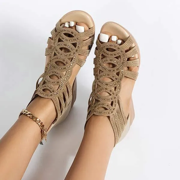 Women'S Wedge Platform Comfort Sandals 33331400C