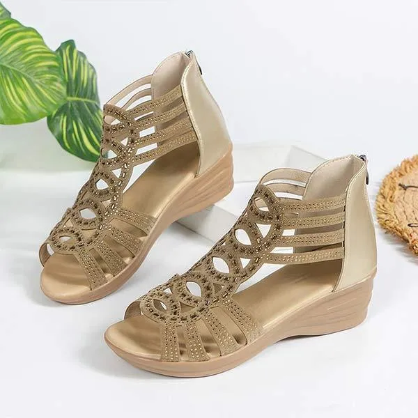 Women'S Wedge Platform Comfort Sandals 33331400C