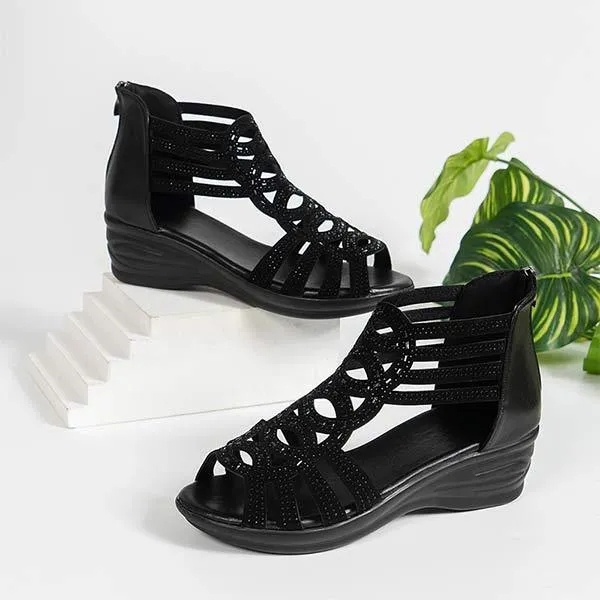 Women'S Wedge Platform Comfort Sandals 33331400C