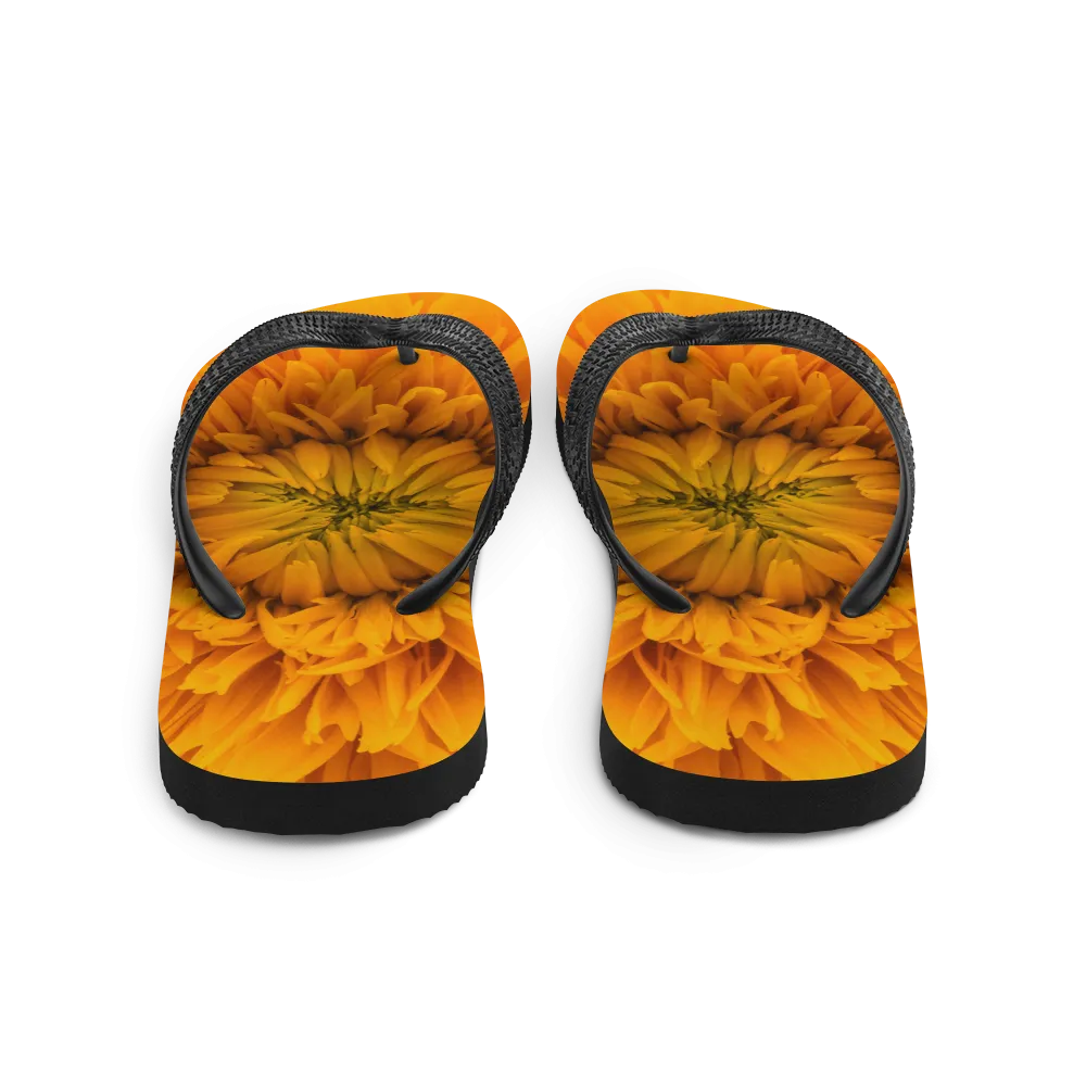 Yellow Flower Flip-Flops