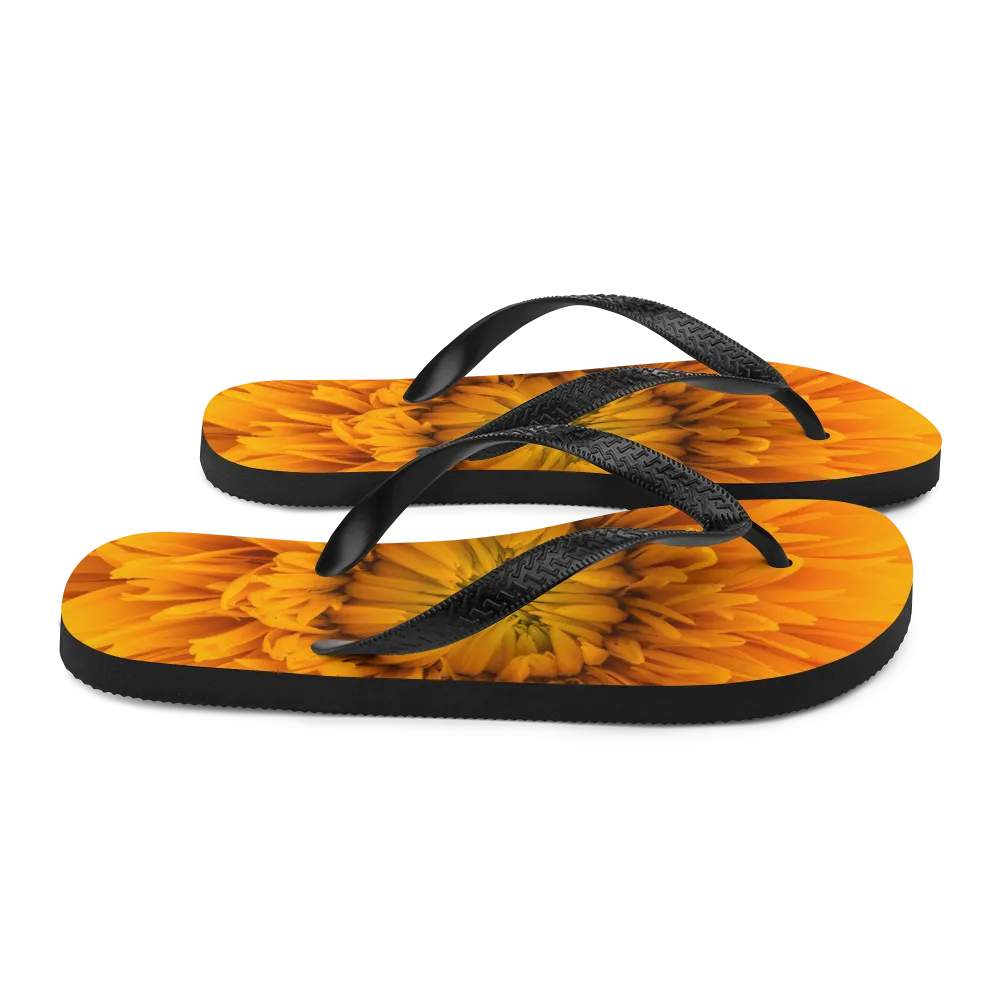 Yellow Flower Flip-Flops