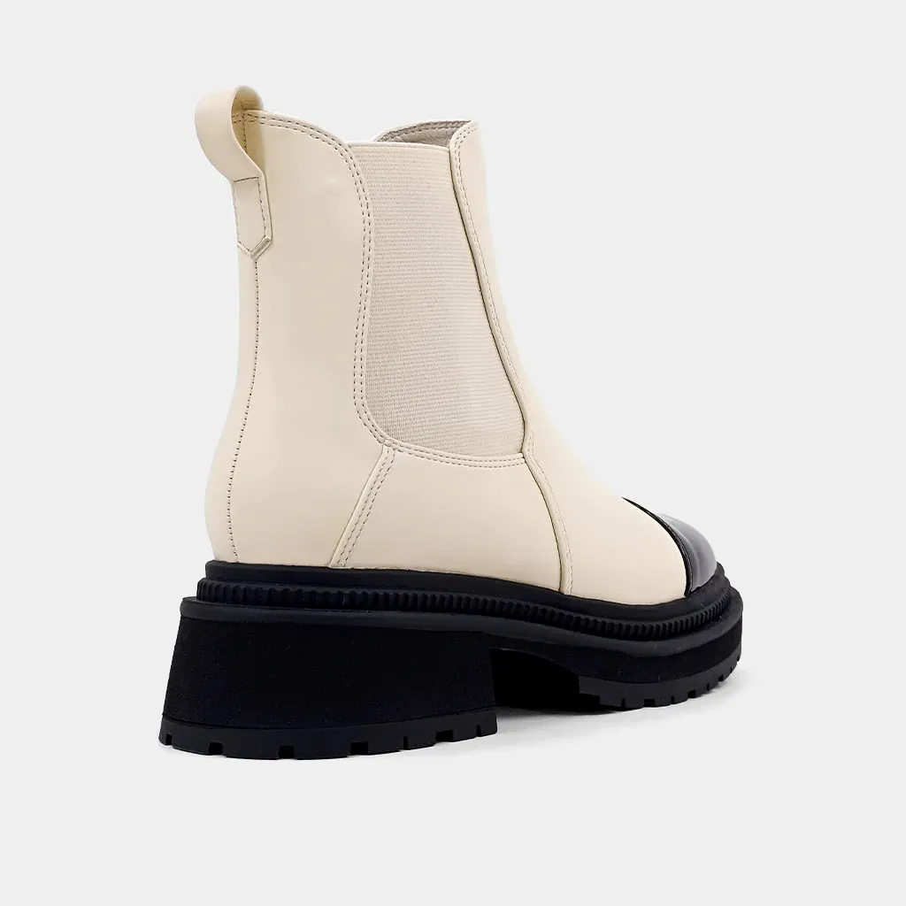 Zeina Boot - Bone