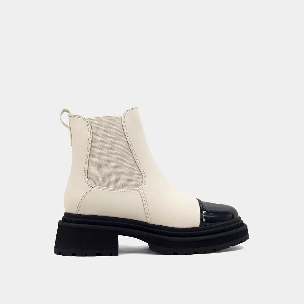 Zeina Boot - Bone