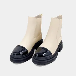 Zeina Boot - Bone